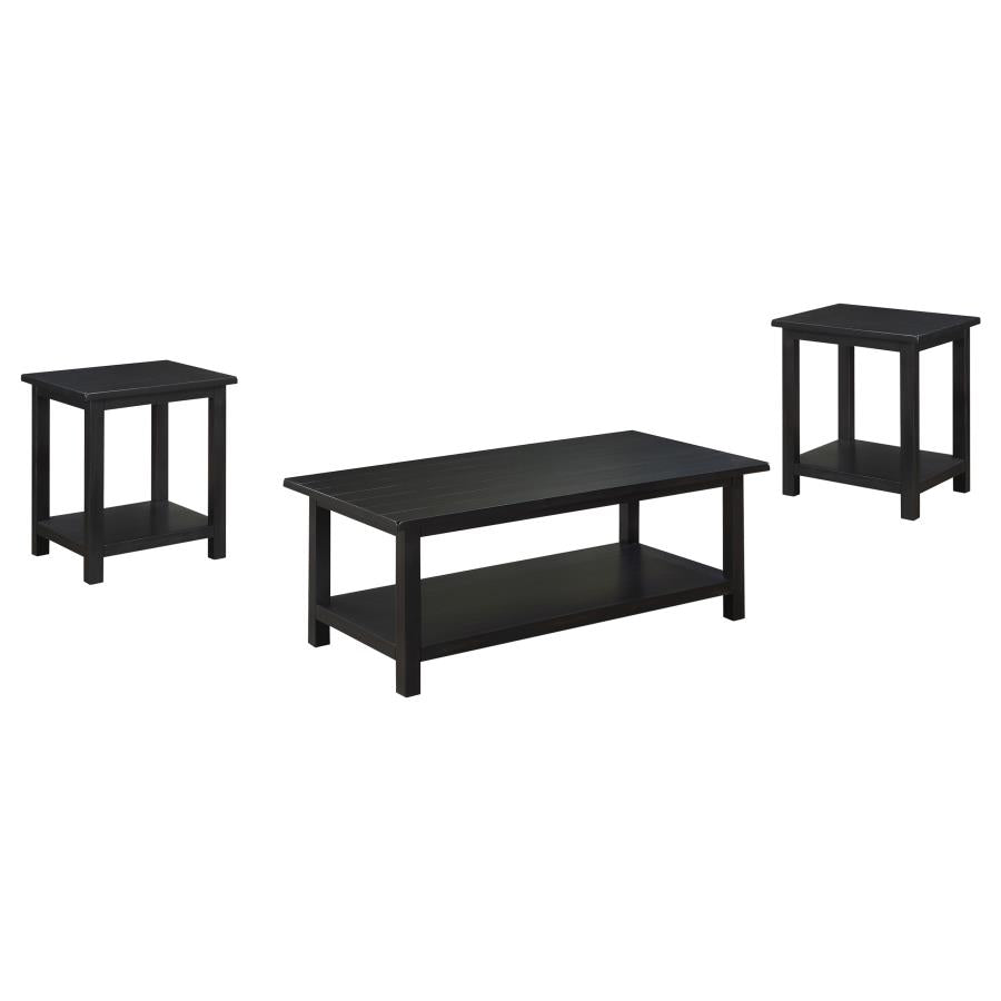 Payne 3-piece Coffee and End Table Set Distressed Java-zoom-2