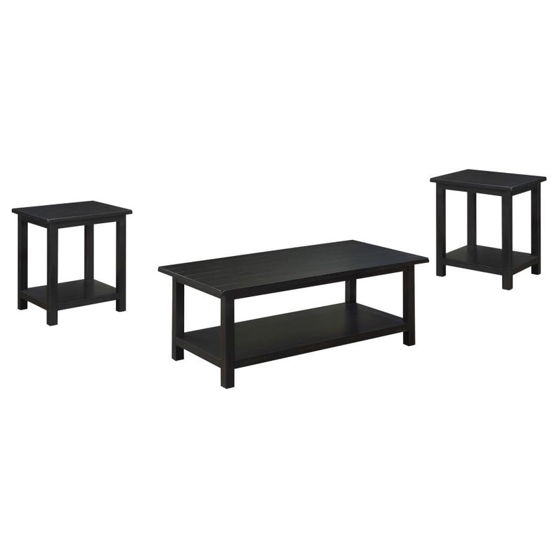 Payne 3-piece Coffee and End Table Set Distressed Java-zoom-