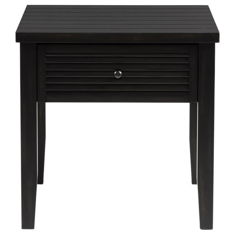 Concord 2-piece Coffee and End Table Set Distressed Java-zoom-