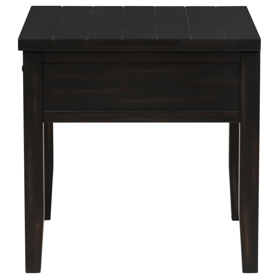 Concord 3-piece Coffee and End Table Set Distressed Java-zoom-5