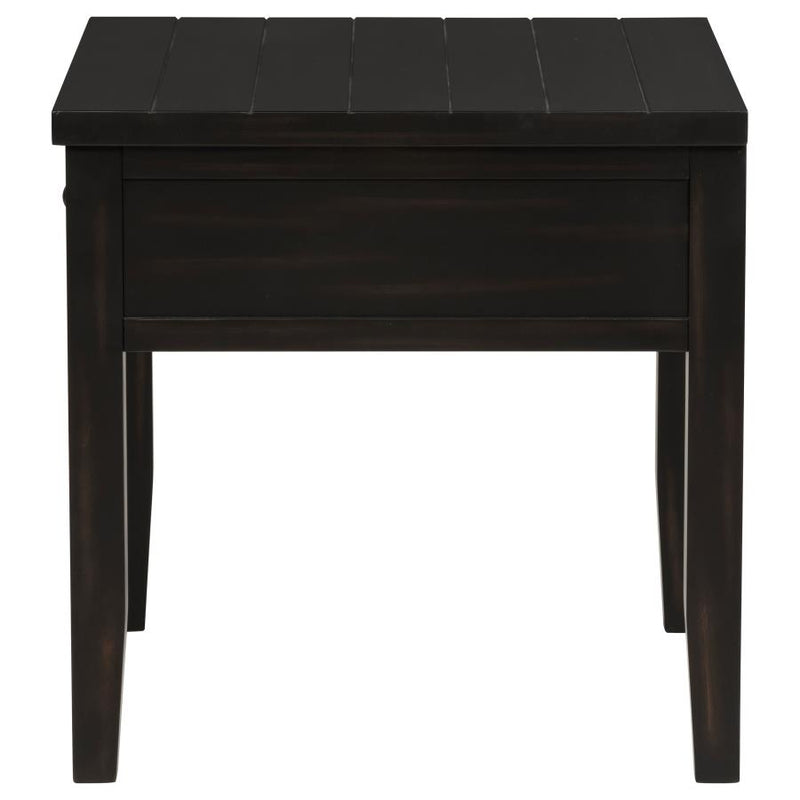 Concord 3-piece Coffee and End Table Set Distressed Java-zoom-