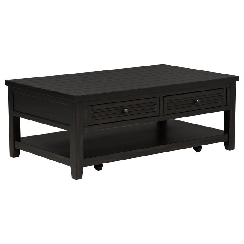 Concord 3-piece Coffee and End Table Set Distressed Java-zoom-