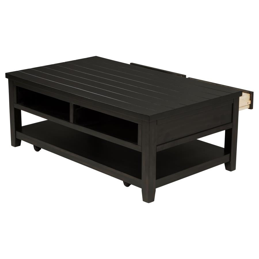 Concord 2-drawer Rectangular Coffee Table Distressed Java-6
