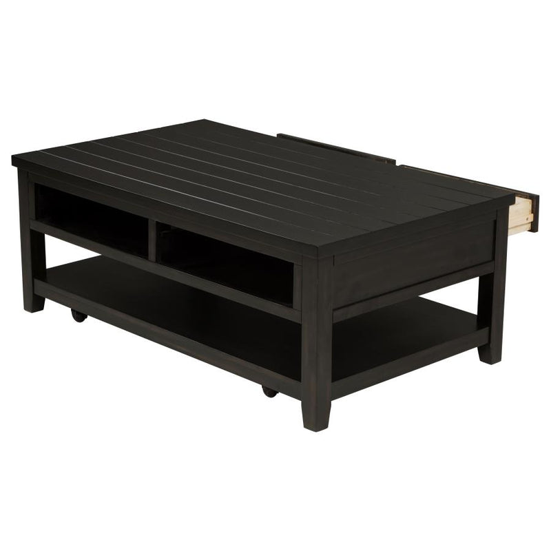 Concord 2-drawer Rectangular Coffee Table Distressed Java-zoom-