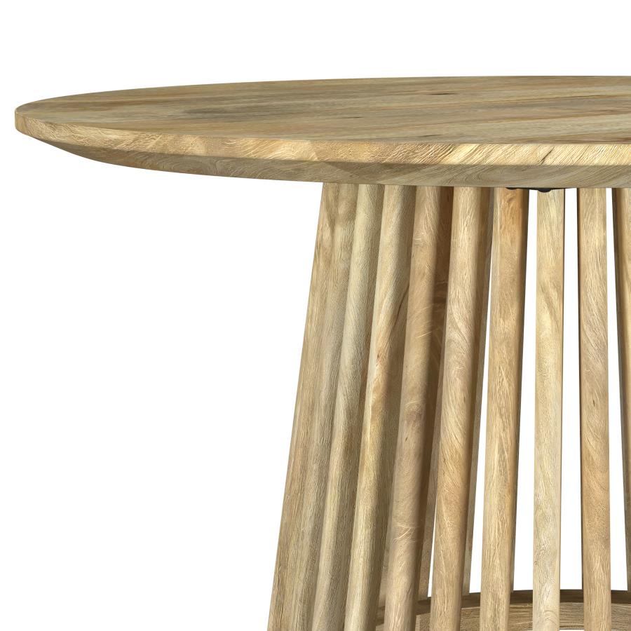 Touhy Round Solid Wood Cocktail Coffee Table Natural Mango-zoom-5