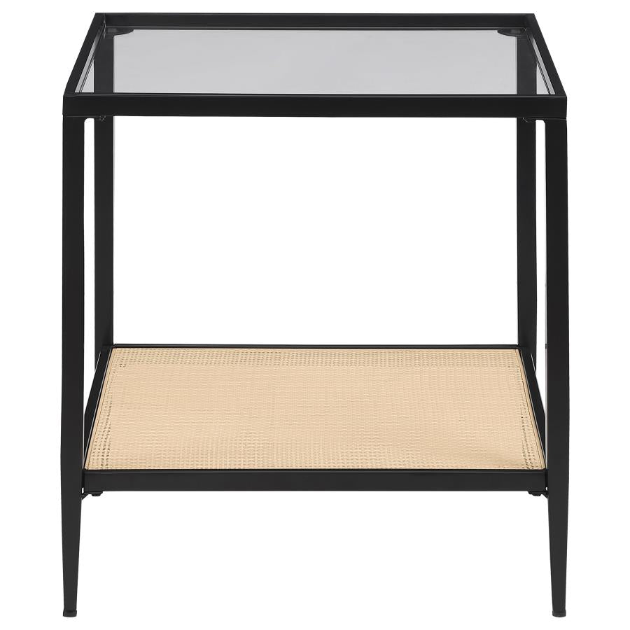 Amherst 3-piece Coffee and End Table Set Black-zoom-6