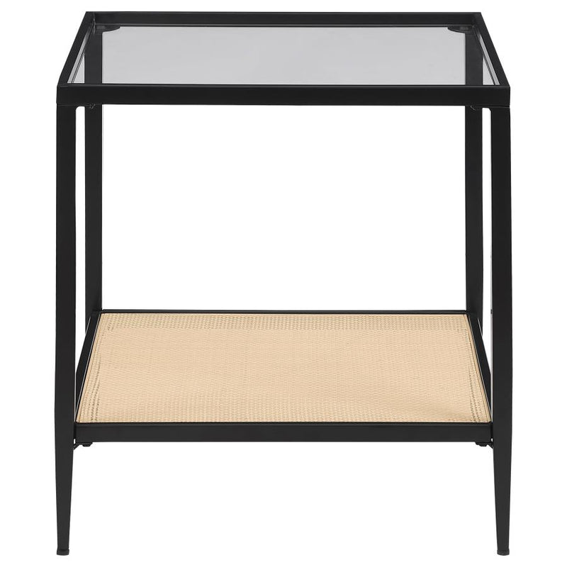 Amherst 3-piece Coffee and End Table Set Black-zoom-