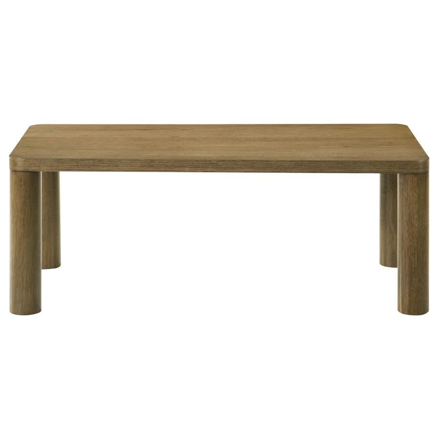 Castlewood 2-piece Cocktail Coffee Table Set Brown Oak-zoom-6