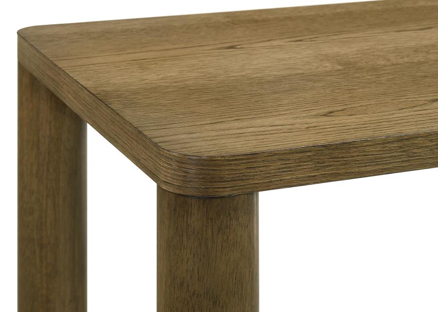 Castlewood 2-piece Cocktail Coffee Table Set Brown Oak-7