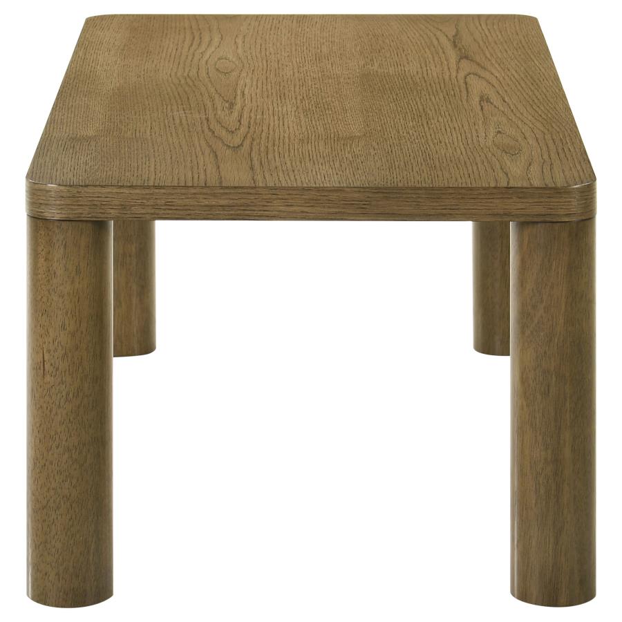 Castlewood Engineered Wood Cocktail Coffee Table Brown Oak-4