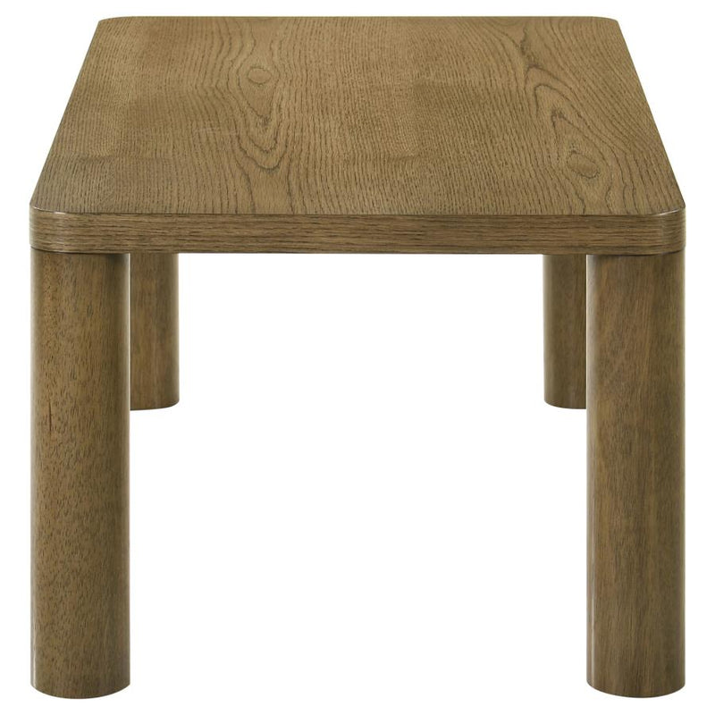 Castlewood Engineered Wood Cocktail Coffee Table Brown Oak-zoom-