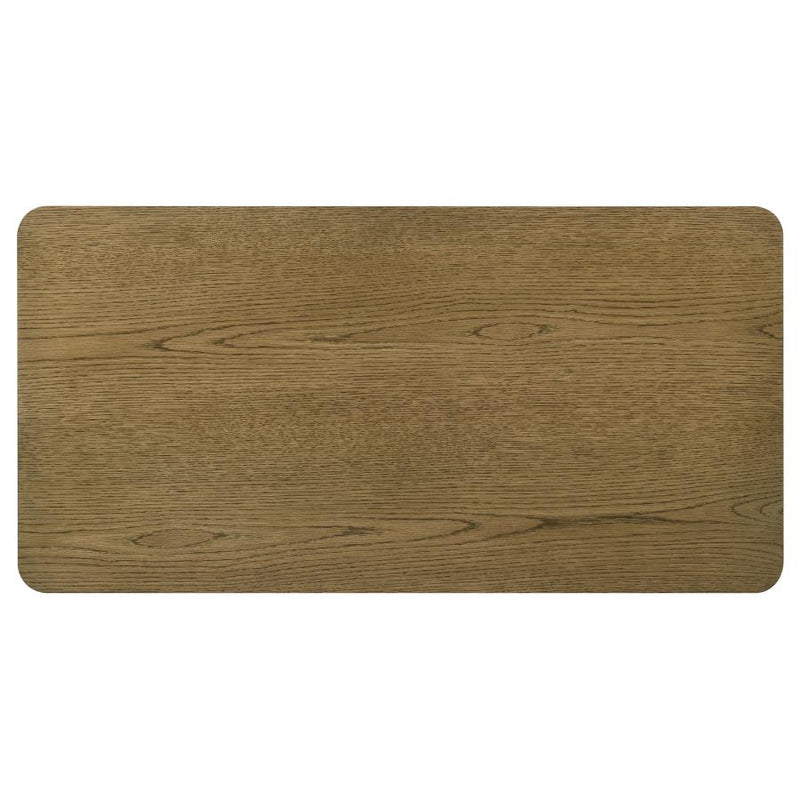 Castlewood Engineered Wood Cocktail Coffee Table Brown Oak-zoom-