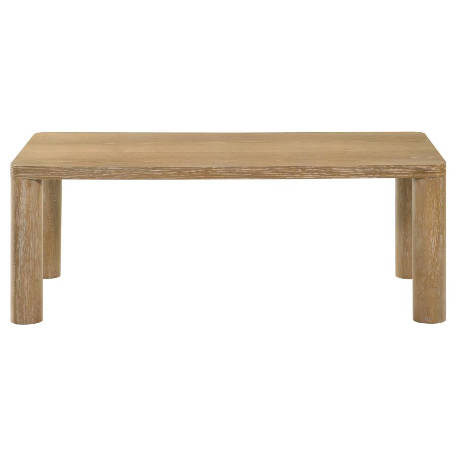 Castlewood 2-piece Cocktail Coffee Table Set Light Oak-zoom-6