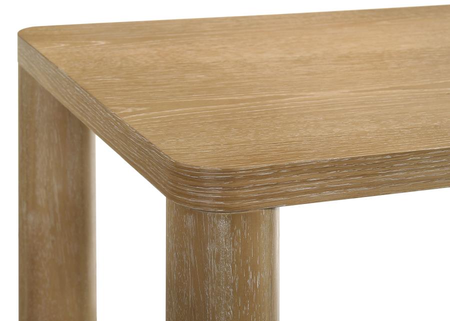 Castlewood 2-piece Cocktail Coffee Table Set Light Oak-7