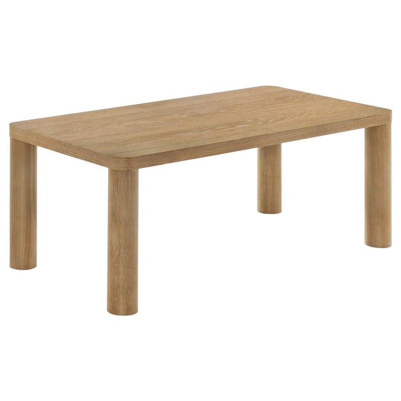 Castlewood 3-piece Cocktail Coffee Table Set Light Oak-zoom-