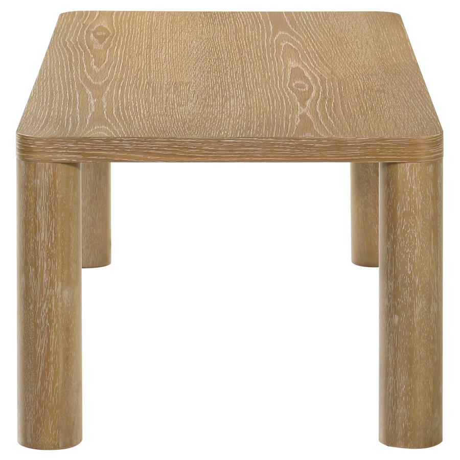 Castlewood Engineered Wood Cocktail Coffee Table Light Oak-zoom-4