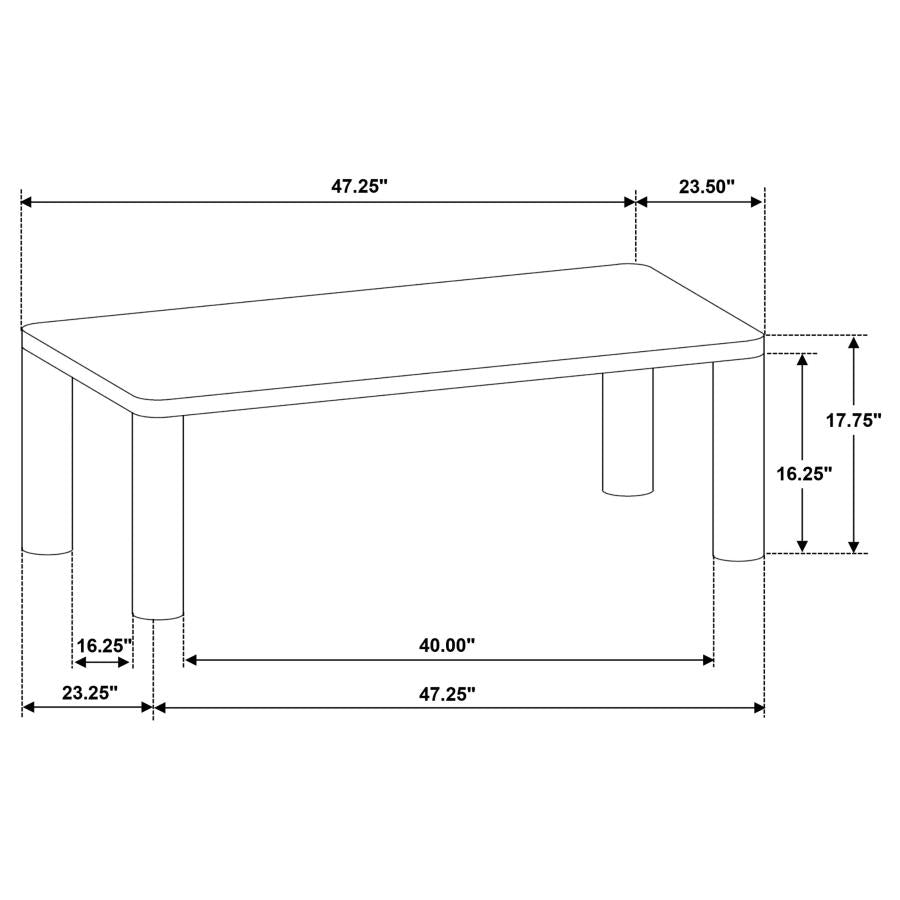 Castlewood Engineered Wood Cocktail Coffee Table Light Oak-zoom-8