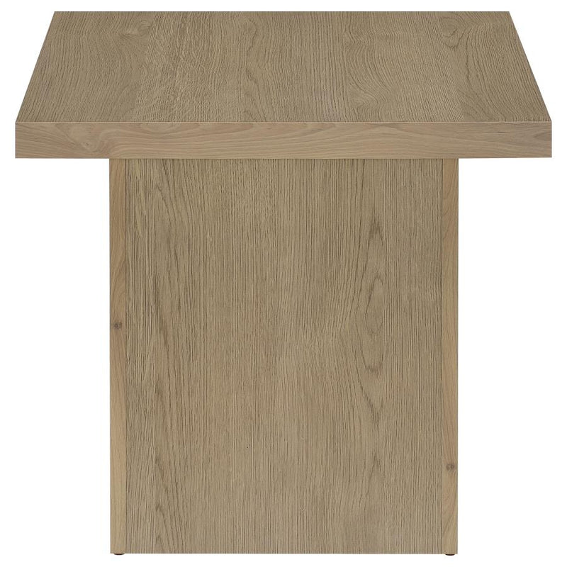 Devar Square Engineered Wood Side End Table Latte-zoom-