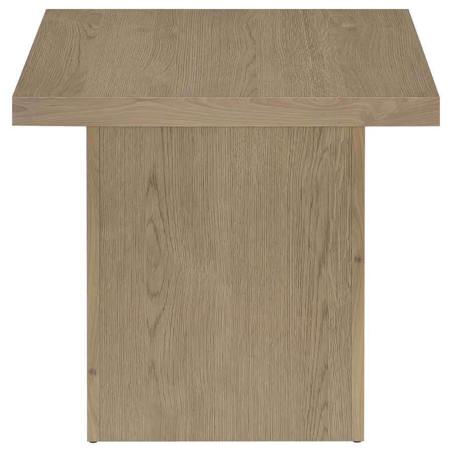 Devar Square Engineered Wood Side End Table Latte-zoom-6