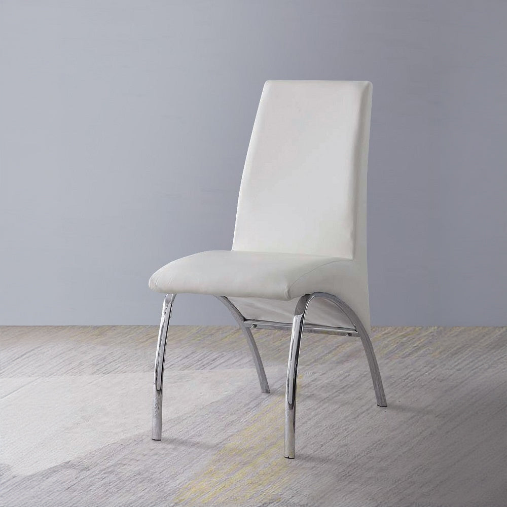 ACME Pervis Side Chair Set of 2 – front view – Lusso Furniture Miami