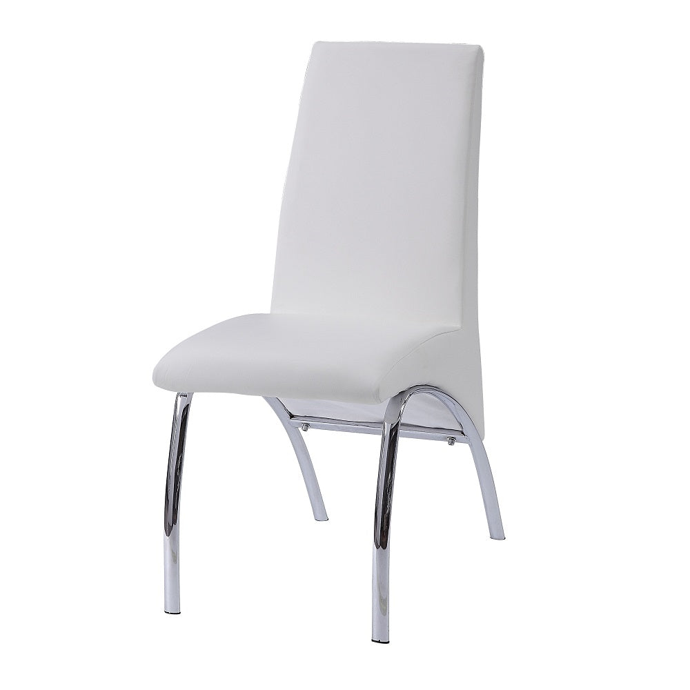 ACME Pervis Side Chair Set of 2 – angle view – Lusso Furniture Miami