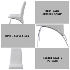 ACME Pervis Side Chair Set of 2 – close-up – Lusso Furniture Miami