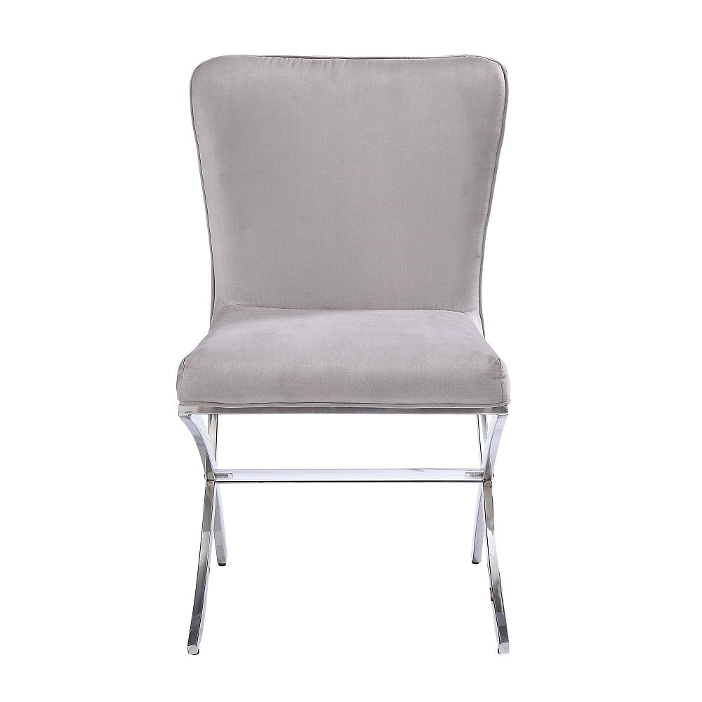 ACME Daire Side Chair Set of 2 – side view – Lusso Furniture Miami