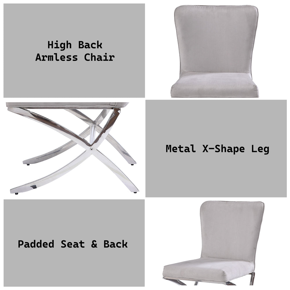 ACME Daire Side Chair Set of 2 – alternate view – Lusso Furniture Miami