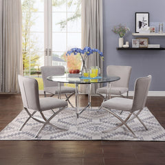 ACME Daire Side Chair Set of 2 – finish detail – Lusso Furniture Miami