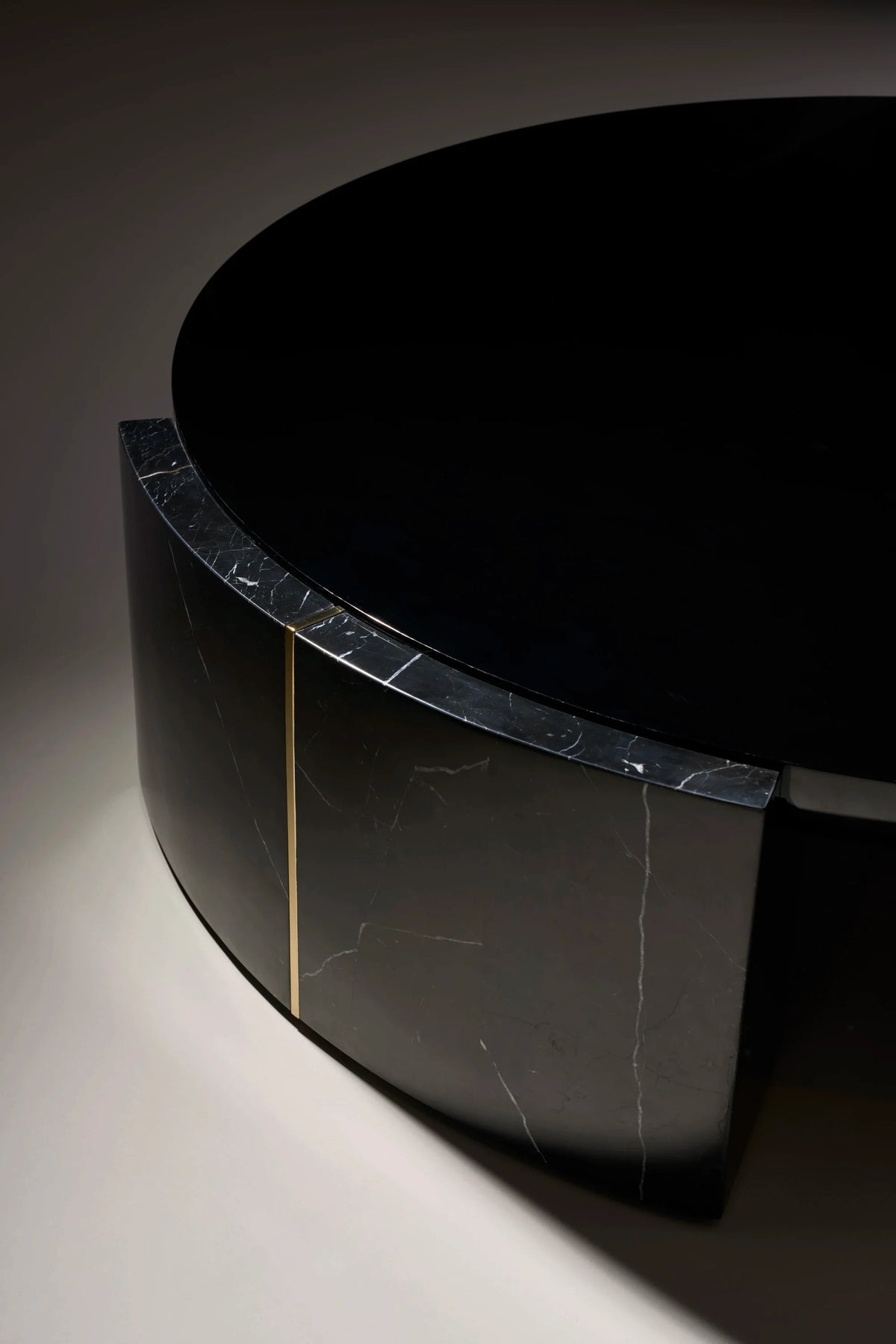 Caracole Overlap Round Cocktail Table – alternate view – Lusso Furniture Miami