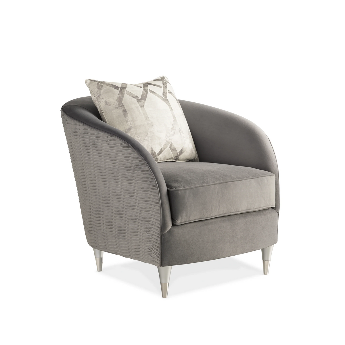 Caracole Accent Chair – front view – Lusso Furniture Miami