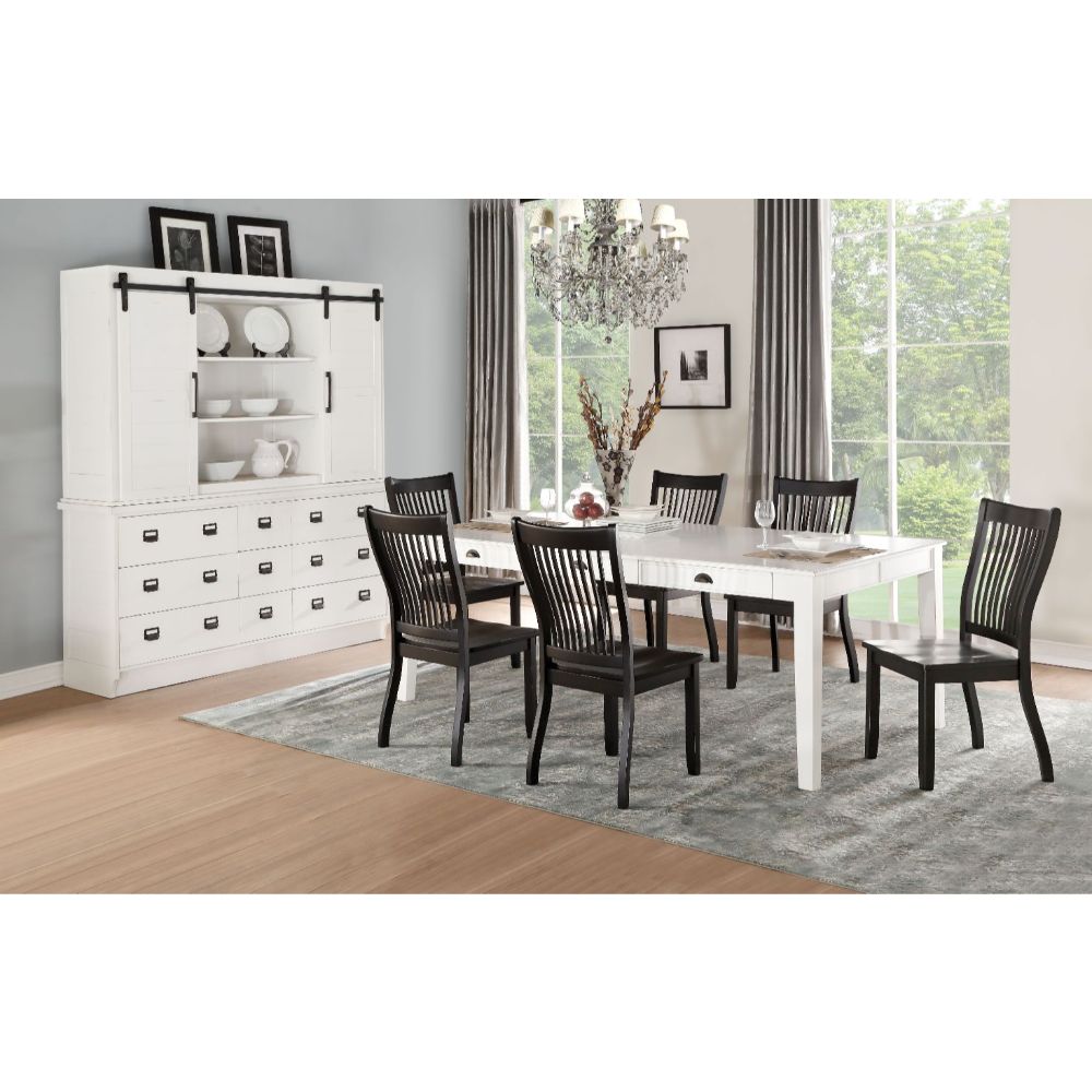 ACME Renske Dining Table – front view – Lusso Furniture Miami