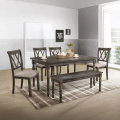 ACME Claudia II Dining Table – back view – Lusso Furniture Miami