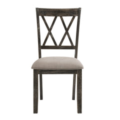 ACME Claudia II Side Chair Set of 2 – side view – Lusso Furniture Miami
