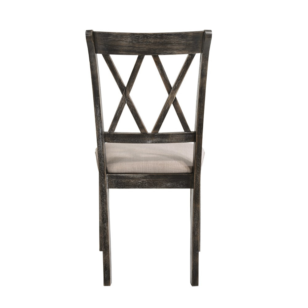 ACME Claudia II Side Chair Set of 2 – detail – Lusso Furniture Miami