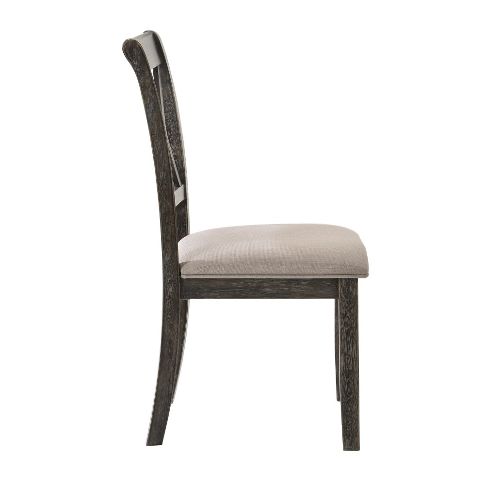 ACME Claudia II Side Chair Set of 2 – room setting – Lusso Furniture Miami