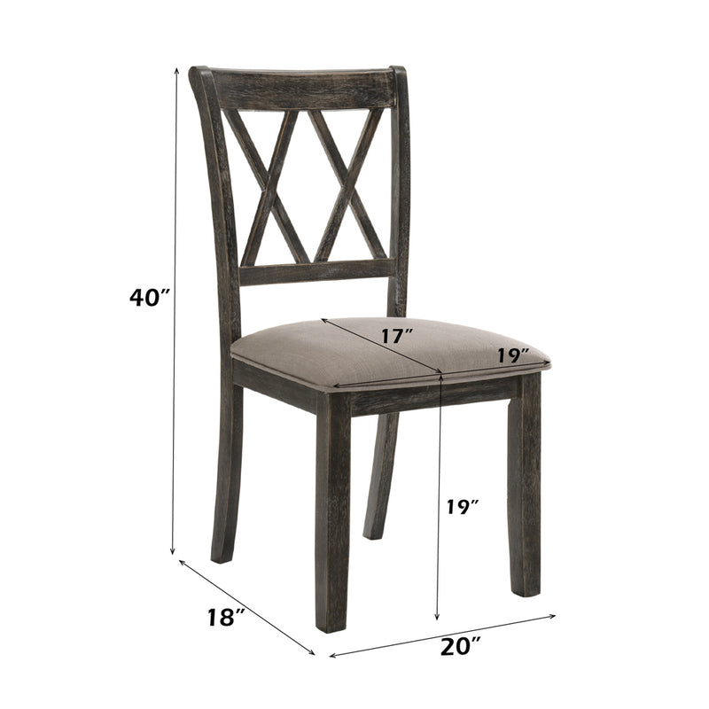 ACME Claudia II Side Chair Set of 2-zoom-