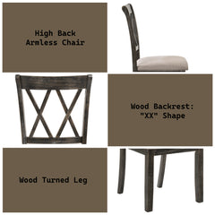 ACME Claudia II Side Chair Set of 2 – close-up – Lusso Furniture Miami