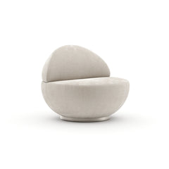 Caracole Jagger Swivel Chair – angle view – Lusso Furniture Miami
