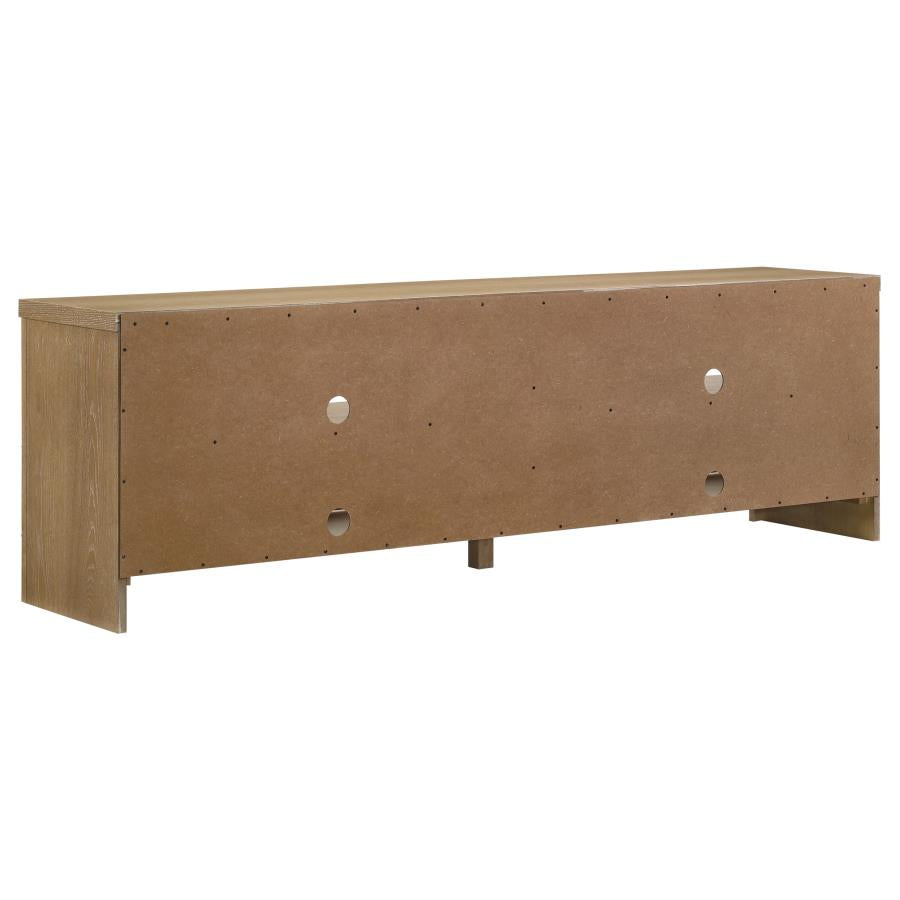Brenham 79-inch 4-door TV Stand Media Console Washed Oak-zoom-6