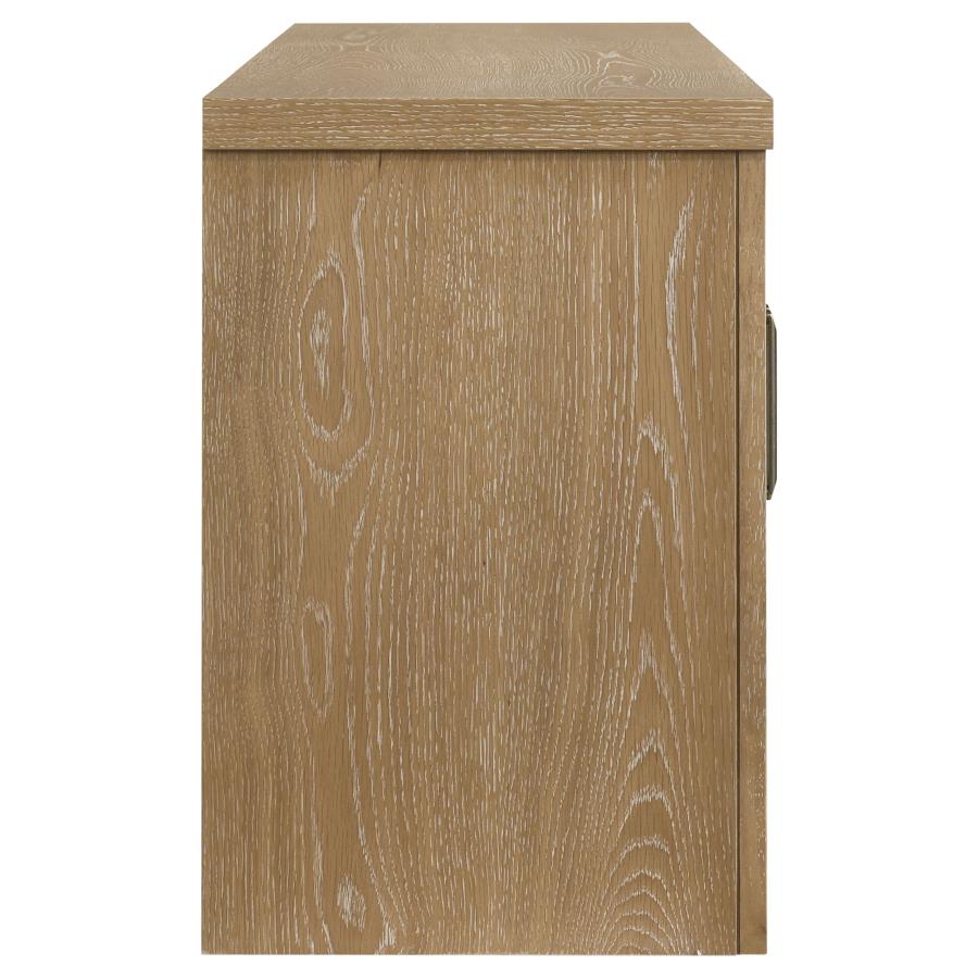 Brenham 79-inch 4-door TV Stand Media Console Washed Oak-zoom-8