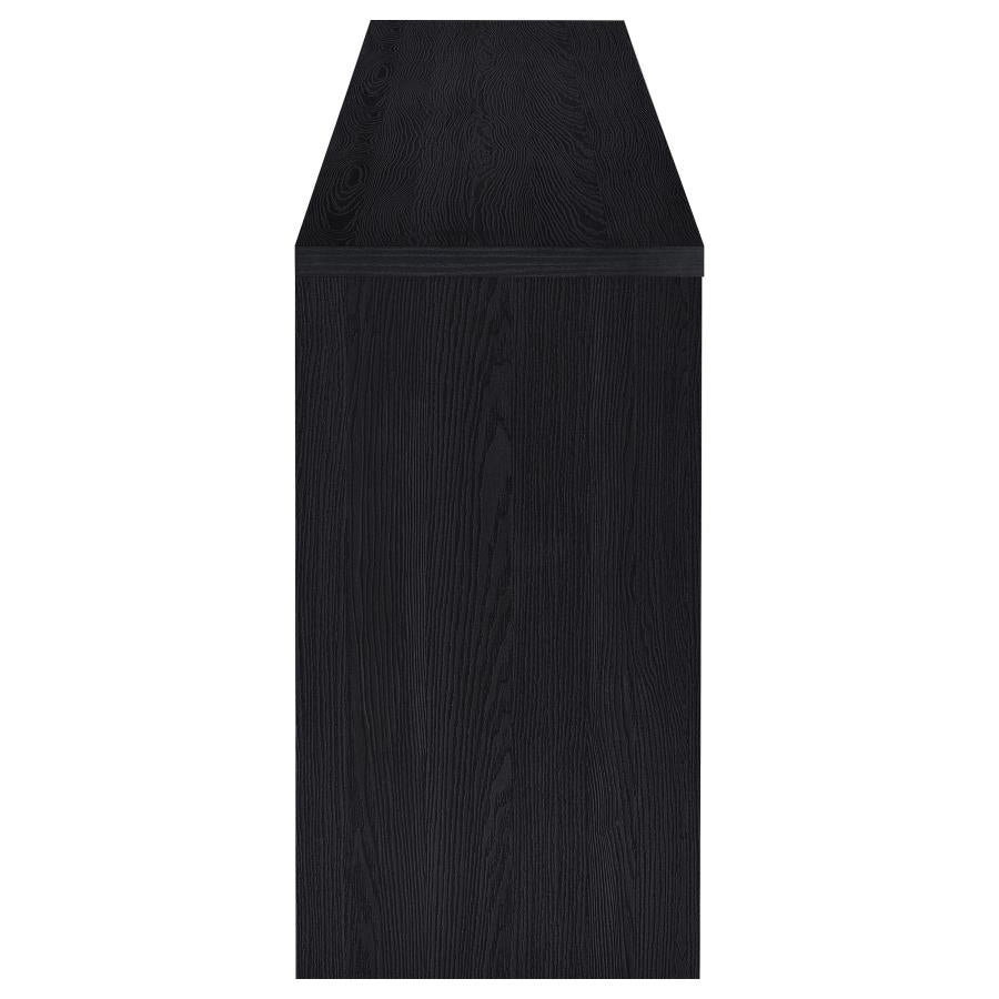 Denison 79-inch 4-door TV Stand Media Console Black-6