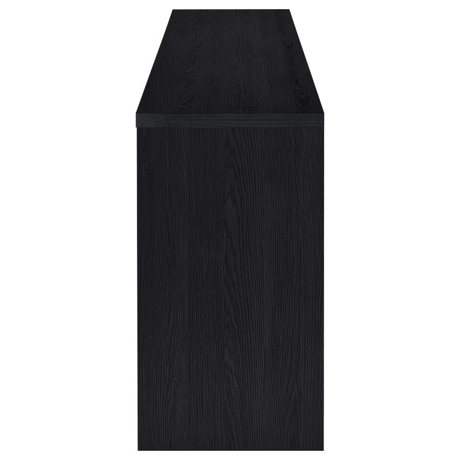 Denison 79-inch 4-door TV Stand Media Console Black-9