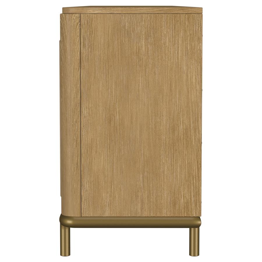 Arini Rattan Cane 2-door TV Stand Media Console Sand Wash-6