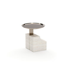 Caracole Overlap Integrated Accent Table – room setting – Lusso Furniture Miami