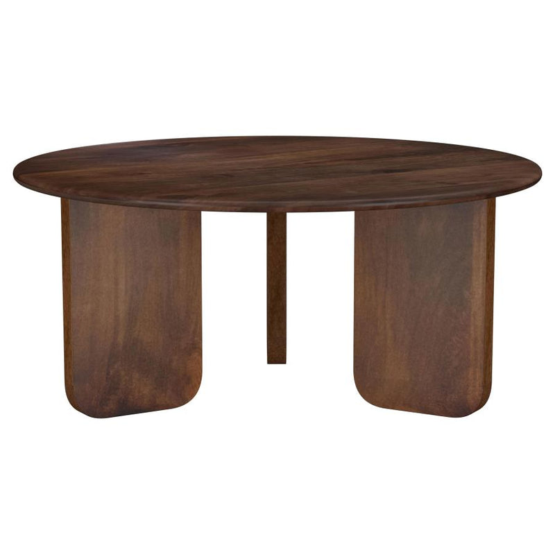 Dale 2-piece Solid Wood Coffee and End Table Set Brown-zoom-