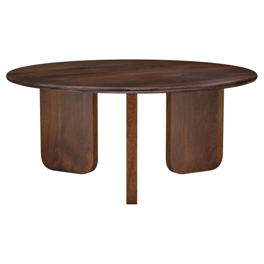 Dale 2-piece Solid Wood Coffee and End Table Set Brown-6
