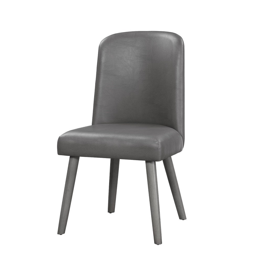 ACME Waylon Side Chair Set of 2 – front view – Lusso Furniture Miami