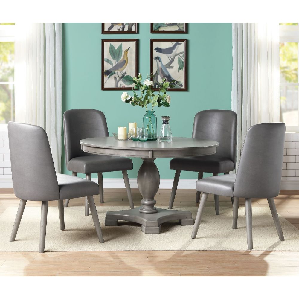 ACME Waylon Dining Table – front view – Lusso Furniture Miami