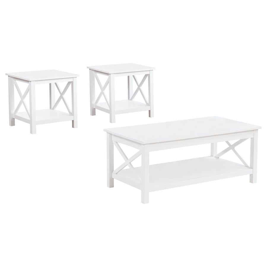 Skyview 3-piece Rectangular Lift Top Coffee Table Set White-zoom-2